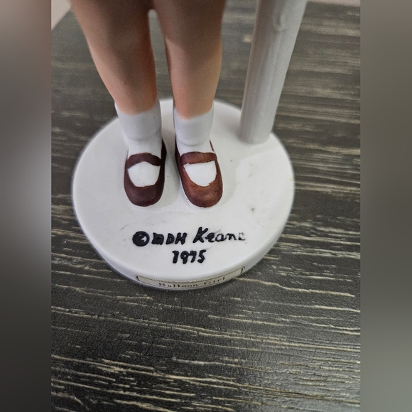 Vintage Margaret Keane Big Eyed Girl MDH 1976 Balloon Girl Figurine Japan - Picture 7 of 7